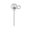 Plata de Ley 925 Redonda de un Solo Círculo Hecha a Mano DIY Joyería Pulsera Collar Conexión Final Accesorios Fábrica Stock Listo Entrega 48H