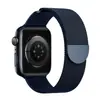 Adequado para Apple Watch 78910 Pulseira de Metal Milanês de Seção Dupla Semi-Circular Magnética Apple Watch S11