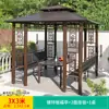 Pavilhão externo Mojia, pátio de villa, jardim, pátio, pavilhão estilo chinês, varanda de chapa galvanizada para casa de campo externa
