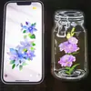 Marcadores de Libros de Flores Secas Grandes, Materiales DIY sin Perforar, Especímenes de Plantas, Película de Sellado de Plástico, Botellas Pequeñas Transparentes para Estudiantes de Primaria