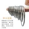 Comerciantes de fuerza Anillo abierto de plata nuevo hebilla anillo DIY bolsa de ropa anillo material de joyería cosido anillo de hierro