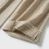 40 piezas de pantalones caseros de algodón puro para mujer, pantalones de pijama a cuadros simples, pantalones largos de pierna recta, pantalones casuales para primavera y otoño para mujer