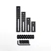 Trilho Guia Metálico Ajustável Mlok/Keymod de 5/7/10/13 Slots para Trilho Guia de 20mm Sr16 Fine Attack Slr Trilho de Couro
