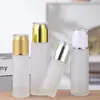 Frasco de Loção Fosco Transfronteiriço Tipo Pump Protetor Solar Líquido Base de Maquiagem Produto para Cuidados com a Pele Frasco com Bomba Spray Névoa Fina Frasco de Vidro para Hidratação