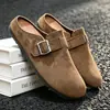 Nuevos Zapatos Birkenstock de Suela Gruesa para Hombre 2026 para Verano, Mocasines Perezosos sin Cierre, Medias Zapatillas Cerradas Birkenstock