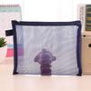 Bolsa de Documentos com Zíper e Grade Transparente Bolsa de Informações Bolsa para Lápis de Exame Estudantil Bolsa de Armazenamento para Material Escolar