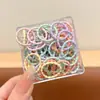 Anillo para el pulgar lindo y versátil para el cabello Cuerda dulce y fresca para el cabello de niños Banda de goma pequeña de alta elasticidad y duradera Accesorios para el cabello de principios de primavera