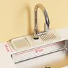 Almohadilla de Silicona para Drenaje Transfronteriza, Almohadilla Antisalpicaduras para Grifo de Lavabo, Estante de Almacenamiento para Encimera de Lavabo, Grifo de Cocina, Venta al por Mayor
