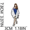 Moda Guitarra Cantora Feminina CD Bordado Tecido Adesivos Acessórios de Vestuário Decoração de Roupas Patch Tyler Rainha Logo Bordado