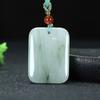 Pingente Tianshan Cui Wu Shi Jade Seda Dourada Jade Branca Pingente da Paz Pingente de Jade Wu Shi Corrente para Suéter Atacado