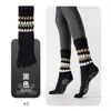 Calcetines de Pilates para Mujer, Calcetines de Yoga Antideslizantes Profesionales para Mujer, Calcetines de Cinco Dedos Divididos hasta la Media Pantorrilla para Deportes de Interior y Fitness