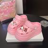 Lindas Pantuflas Versátiles de Suela Gruesa para Aumentar la Altura 2025 Primavera y Verano Nuevas Zuecos de Exterior Antideslizantes para Mujer de Punta Cerrada