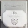 Porta-Cartão de Convite de Casamento em Veludo com Folha Prateada, Convites em Acrílico Impressos Personalizados, Lembrancinha de Casamento de Luxo