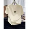 Camiseta de Manga Corta Cepillada para Mujer Hombro Normal 2026 Verano Moda Simple Versátil Camiseta Base Engrosada Top Primavera y Verano