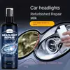 Kineshinex Kit de Herramientas Líquidas para Restauración y Reparación de Faros de Coche para Pulir Luces de Coche, Eliminar Rayones y Amarilleamiento, y Brillar Rápidamente las Pantallas