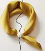 Colar de lenço de seda com pérolas e fecho magnético para mulheres, corrente fina para clavícula de verão, lenço pequeno retrô francês, lenço decorativo para o pescoço