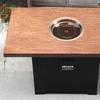 Mesa y Sillas de Barbacoa de Pizarra Multicapa Purificador Sin Humo Mesa de Comedor Barbacoa Coreana de Autoservicio Combinación de Mesa y Sillas para Hot Pot Comercial