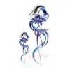 Pegatinas de Tatuaje Temporales de Flor Nueva de Colores para Brazo Transfronterizas, Rosa Roja Grande, Impermeables y a Prueba de Sudor, Pegatinas Temporales Desechables, Flores Realistas
