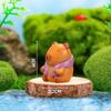 Populares Adornos de Nutria Marina y Capibara, Muñecos, Juguetes de Descompresión, Regalos de Cumpleaños para Niñas, Accesorios de Decoración para Micro-Paisajes