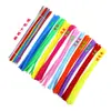 Raiz de Cabelo Colorida Mista Materiais DIY Brinquedos Educativos para Crianças Pinhões Tiras de Veludo Jardim de Infância Palito Torcido Artesanal Buquê Atacado
