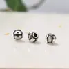Accesorios Vintage de Plata S925 Cuentas Originales Hechas a Mano Accesorios para Joyería DIY Accesorios de Cuentas para Pulsera DIY