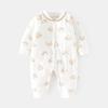 Mameluco acolchado de algodón para bebé Chaqueta cálida sin costuras para otoño e invierno Algodón fino engrosado Ropa para escalar de puerta a puerta Mameluco para niños