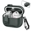 Funda Adecuada para Auriculares Bluetooth Samsung Galaxy Buds3/3Pro con Soporte de Bloqueo Carcasa de Goma Suave Anticaída Estilo Nuevo