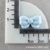 Lazo Brillante de Colores Material de Pegamento de Crema DIY Puntos Pajarita Funda de Teléfono Serie de Colores Macarrón Accesorios para el Cabello para Niños