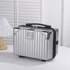 Maleta Pequeña Portátil Bolsa de Maquillaje para Mujeres 14 pulgadas Mini Bolsa de Almacenamiento Regalo Corporativo Caja Pequeña Se Puede Enganchar al Asa de una Maleta de Ruedas