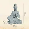 Escritorio de estilo chino, Buda Wei del Norte, estatua de Buda, micropaisaje de Buda, pecera, paisajismo, rocalla, adornos de escritorio, té, mascota, fragancia, decoración de camino