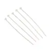 Alfileres de cabeza de bola electrochapados en cobre puro, alfileres con cabeza de bola, alfileres en forma de 9, alfileres de cabeza de bola que conservan el color, materiales para accesorios, alfileres en T, alfileres T, alfileres para abalorios, alfileres en forma de 9