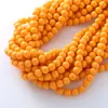 8 mm 50 Piezas/Paquete Cuentas de Vidrio Multicolor Brillantes Redondas Color Sólido Sueltas Transparentes Accesorios para Joyería