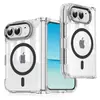 Para iPhone Duo Funda de Teléfono Transparente Apple 18 Pantalla Plegable Dos en Uno Magnética Anti-caídas Funda Protectora