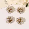 Pendientes y accesorios para el cabello de estilo coreano, frescos, únicos, súper de hadas, bola de cristal, flor, DIY, lujo ligero, alta gama, versátiles para el día a día