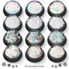Cross-border Hot Sale 5mm Flor de Neve Flor de Cerejeira Mixed Set Nail Art Lantejoulas Glitter Pó Glitter Pó Nail Polish Gel Material