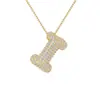 Collar Nuevo Estilo Europeo y Americano 2024 con Incrustaciones Collar de 26 Letras Burbuja Moda para Mujer Regalo de Cumpleaños Joyería