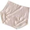 Ropa interior de mujer sin costuras, modelo nuevo 2026, cintura media-alta, shorts tipo triángulo sin costuras que levantan el trasero para adolescentes, empaquetados individualmente de fábrica