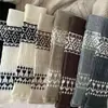 [Douyin Duoduo Transfronterizo] Calcetines Otoño e Invierno Retro Literarios de Felpa para Mujer Calentitos Espesados Cubre Pantorrillas Marrones