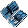 Conjunto de 18 Peças de Cortadores de Unha de Aço Inoxidável, Ferramentas de Manicure para Pedicure e Beleza, Alicate para Cutículas, Tesoura Ogo Ouro Rosa