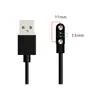 Cable de Carga USB Magnético de Pin Pogo de 2 Pines Cable de Carga para Smartwatch Cabezal de Carga Rápida