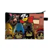 Bolsa de Almacenamiento Grande con Temática de Ciervos del Bosque, Estuche para Lápices de Papelería Estudiantil, Bolsa con Cremallera de 99 Noches, Billetera