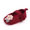 Sapatos Infantis Florais para Meninas Estilo Primavera e Outono, Sapatilhas Baixas de Princesa, Protetores para os Pés, Antiderrapantes, Sola Macia para Crianças Pequenas
