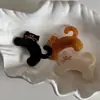 Presilha de Cabelo de Acetato em Formato de Gato, Presilha Fofa para Franja de Menina, Acessório de Cabelo, Presilha Pequena, Presilha Sem Marcas, Grampo de Cabelo, Acessório de Cabelo