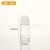 Óleo de Massagem 50ml Frasco com Esfera de Rolagem Grande Vidro Redondo Transparente 30ml Produto para Cuidados com a Pele Cosméticos Medicina Frasco Dispensador com Esfera de Rolagem
