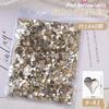 1440 Diamantes de fondo plano de forma especial Super Flash Mini Cristal K9 Uñas de diamante DIY Joyería de uñas de diamante al por mayor