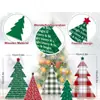 Artesanía de Madera para Árbol de Navidad de Venta Caliente Transfronteriza Adornos Decoraciones de Mesa Navideñas Artesanías de Madera
