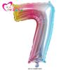 Globo de Película de Aluminio Digital Versión Gruesa de 30 pulgadas / 32 pulgadas Globo Venta al por Mayor Globo Digital de 75 cm Decoración de Fiesta Globo Inflable