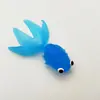 Brinquedo de Peixe Dourado Borracha Macia Grande Colorido Realista Modelo de Peixe Dourado Falso Brinquedo de Pesca Infantil para Jardim de Infância Brinquedo de Brincar na Água para Bebê