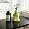 Botella de aromaterapia con forma de corazón de manzana verde, difusor de aceites esenciales, difusor de fragancia para el hogar y la oficina