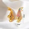 Accesorios Antiguos Vietnamitas de Oro de Arena Alta Retención de Color Cuentas Espaciadoras Colgante de Zirconio Incrustado de Durazno Cadena de Extensión para Pulsera y Collar Joyería DIY